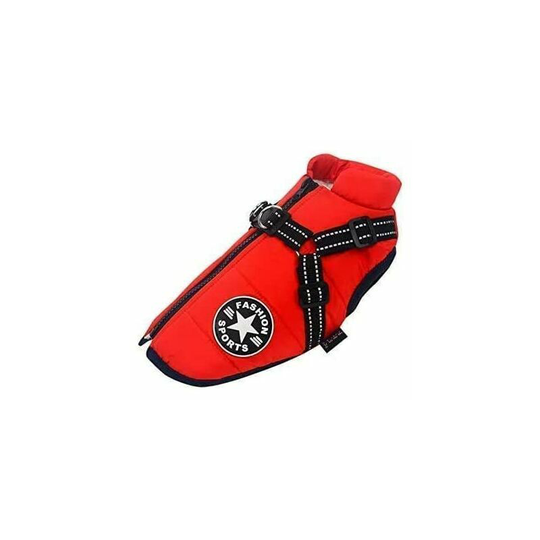 Bearsu - Waterproof Warm Dog Winter Coat with Harness, Waterproof Dog Jacket for Small Medium Large Dogs, for Labrador Chihuahua French Bulldog(M)