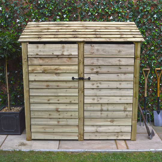 6 Ft. W x 3 Ft. D Wood Log Store