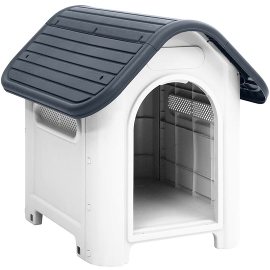 Dog House Grey 59x75x66 cm Polypropylene