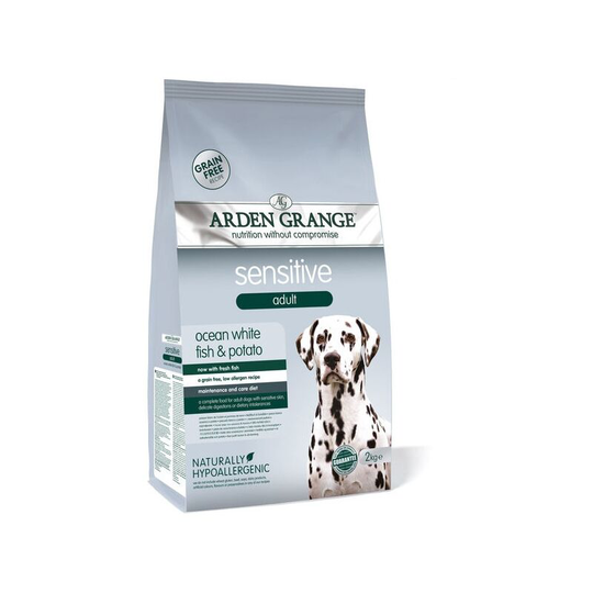 Arden Grange Sensitive Adult Ocean White Fish And Potato Dog Food (2kg) (May Vary) - May Vary