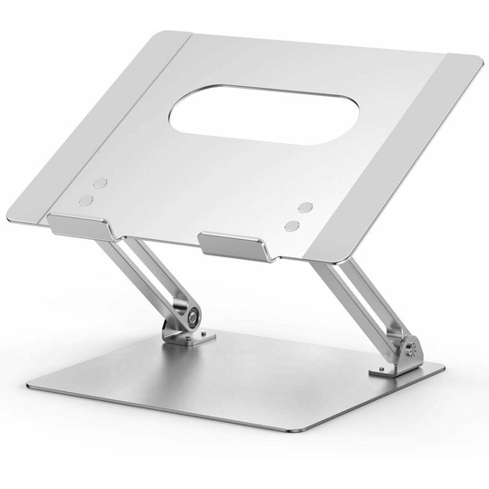Laptop Stand, Ergonomic Laptop Stand, Aluminum Laptop Stand Compatible with 10-15.6' (Silver)