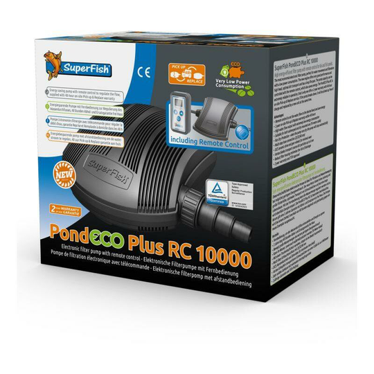 Superfish - Pond Eco Plus Remote Control Filter Pump 10000