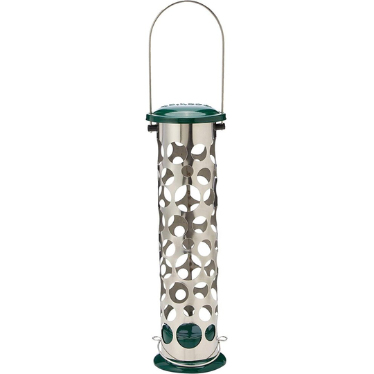 Peckish All Weather Metal Energy Suet Fat Ball Bird Feeder, Large