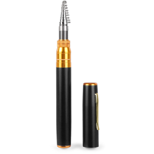Telescopic Pocket Pen Fishing Rod Mini Fishing Pole Fishing Accessories,model:Black 2.1m - model:Black 2.1m