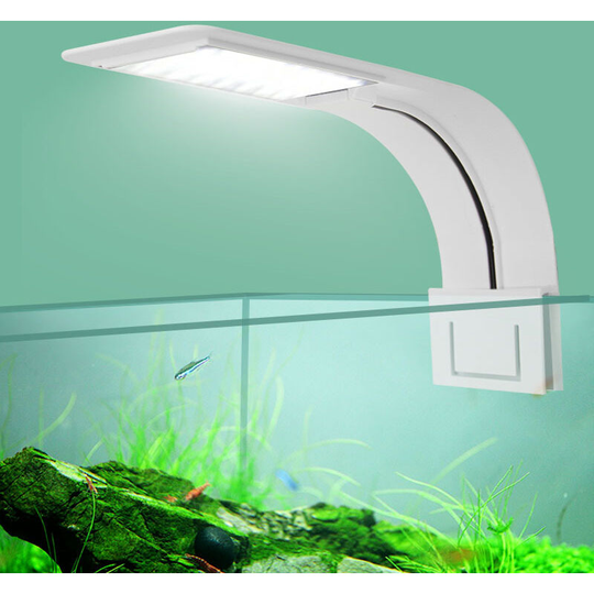 Ultra-thin Aquarium led Clip Light Aquarium Lighting High Brightness led Aquarium Light led Aquarium Light (white housing X5 white light)
