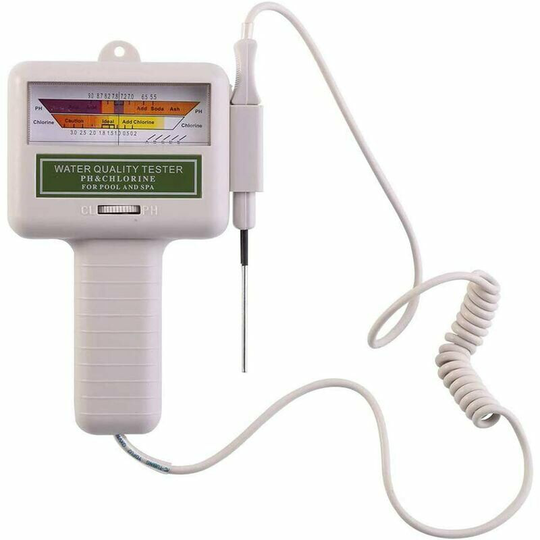 Qersta - Water Quality Tester, Electronic ph Meter Tester Portable Chlorine Meter High Accuracy ph Meter for Drinking Water, Hydroponics, Aquariums,