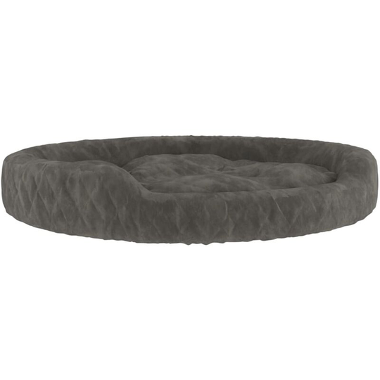 Dog Bed Dark Grey 70x55x23 cm Plush Vidaxl Grey