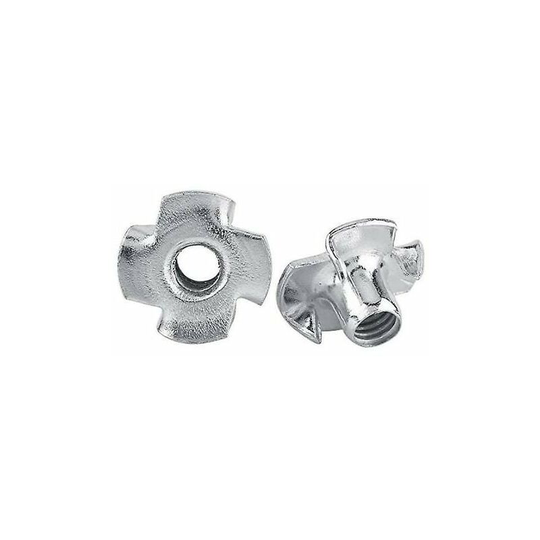 30 Pack Zinc Plated Carbon Steel Joinery Hardware Nuts (M8)