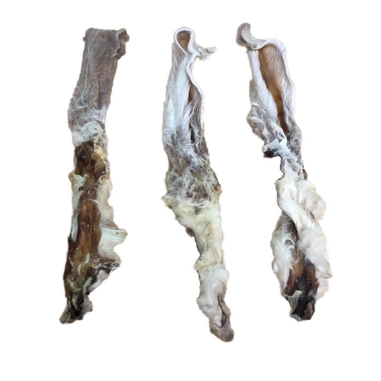 (1kg) Pawstrading Premium Furry Rabbit Ears Natural Chew