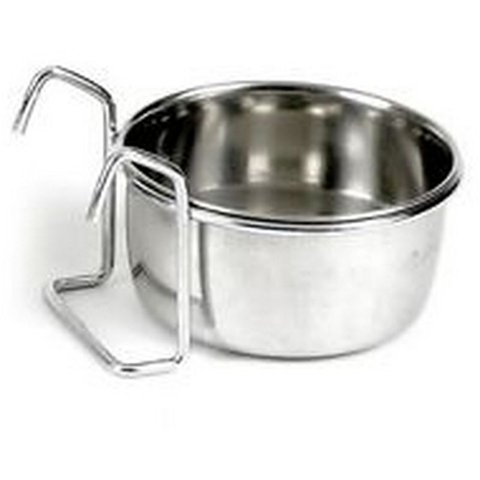 Stainless Steel Hook-On Bowl (3.5 inch diameter) (Silver) - Silver - Classic
