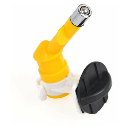 Plastic Drinking Fountain Fit for Puppy Puppy Rabbit Cat Guinea Pig Ferret Hamster - Yellow