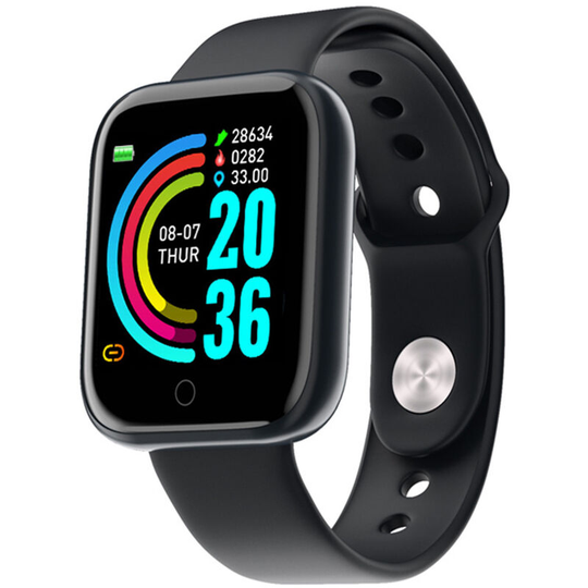 Superseller - Smart Watch Sports Bracelet 1.3-inch Fitness Tracker with Sports Modes/IP67 Waterproof/Heart Rate Blood Pressure Monitor Smartwatch