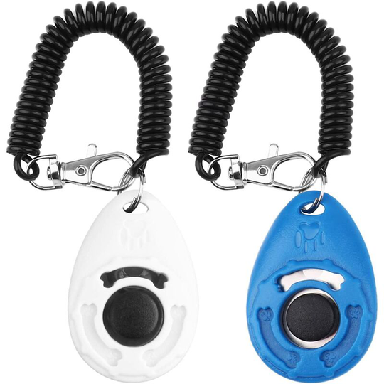 Soekavia - Dog Training Clicker with Wrist Strap Durable Lightweight Easy to Use, Pet Training Clicker for Cats Puppy Birds Horses. Perfect for