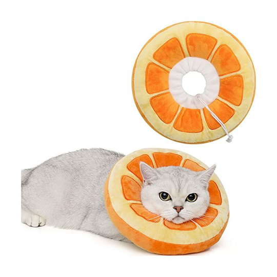 Sun Flowergb - Soft adjustable cat cone collar, cat recovery collar, cute E-collar after cat surgery, cat neck cone to stop licking cat/kitten/puppy