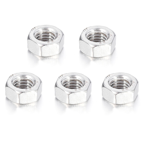 Superseller - 304 A2 DIN934 Stainless Steel Marine Grade Full Nuts Hex Nut M3, M5 - M5
