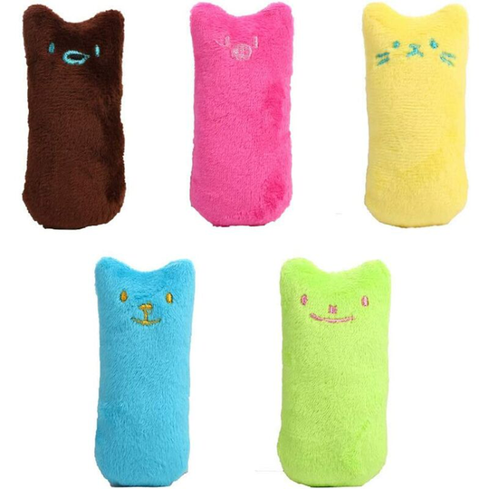 Catnip plush toy catnip, chewing and teeth cleaning plush pieces, suitable for indoor cat toys