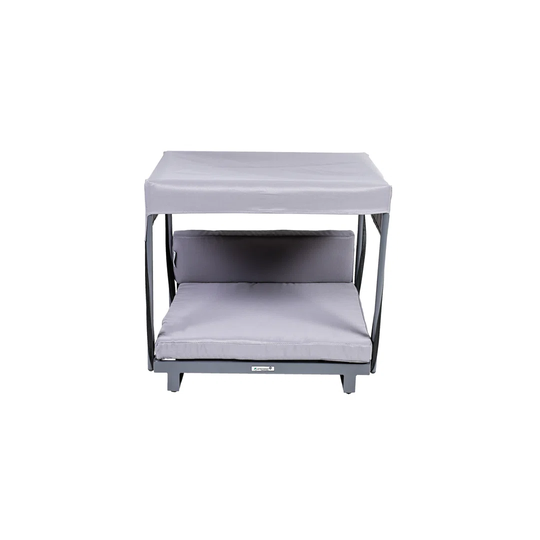 Dog Sofa with Roof in Grey