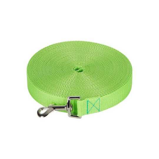50m Pet Dog Leash, Outdoor Tracking Leash for Large Dogs Grass Green