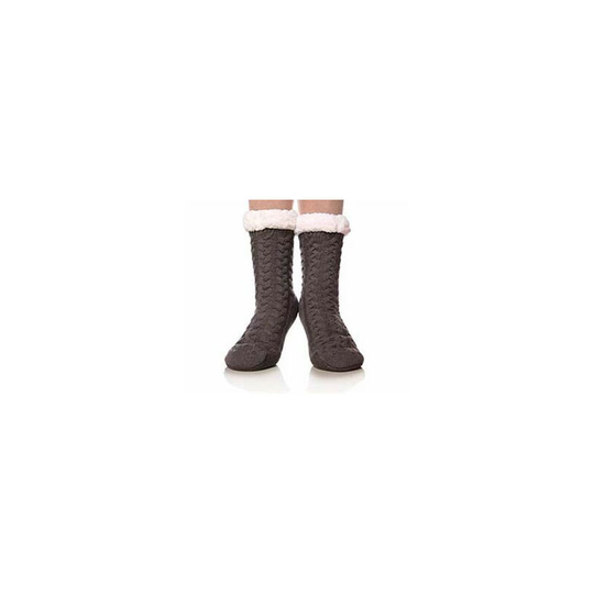 Sock - Warm and soft - Black - Adult