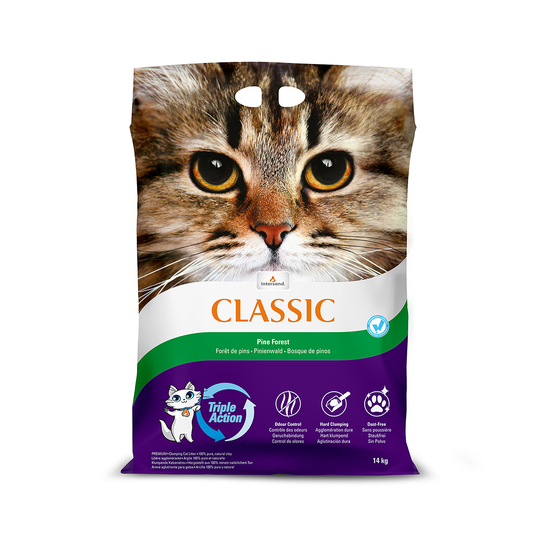 Intersand Classic Pine Forest Scented Cat Litter - 14kg