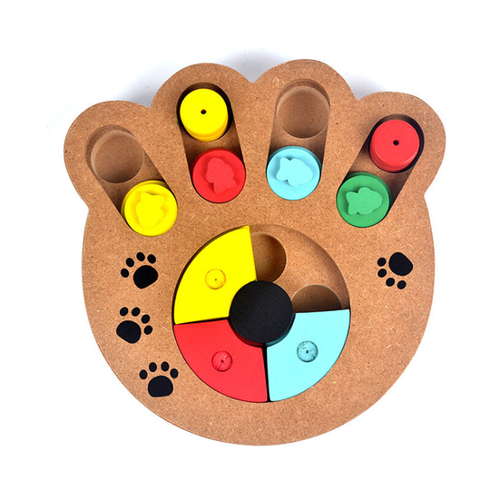 Betterlifegb - Dogs Intelligence Toys Strategy Game Toy Training iq Interactive Hide & Seek Slowly Eating Pet Puzzle Game for Dogs and Cats (Paw