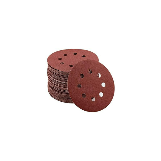 80pcs Sanding Discs Abrasive Discs 40/80/120/240/320/400/600/800 Grit 125mm size Ideal for Sanding / Polishing / Rusting Soekavia