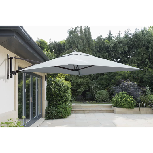 Brett 2m Square Wall Mount Parasol