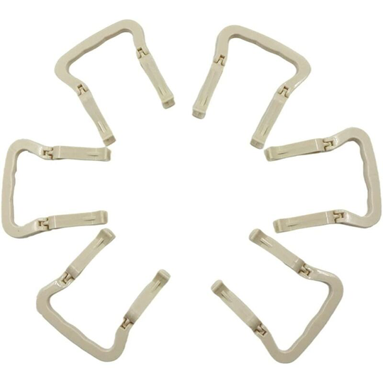 Litzee - Trash Bag Clip Plastic Clamp-Multifunctional Clip, Secures Trash Bag Against Falling, with Handle for Easy Cleaning and Lifting Trash Can,