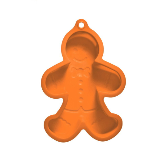 Gingerbread Man Cake Mould - Orange