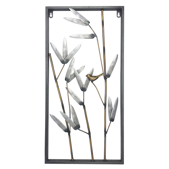 Bamboo Metal Wall Décor