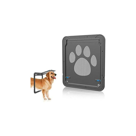 Cat Flap for Dogs Smart Cat Flap Door for Dogs Large Pet Flap for Screen Door 4 Position Lock