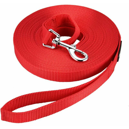 Morejieka - Long traction rope for dog dressing long nylon traction rope for dogs without strapping cats and dog animals walking jogging (10m long,