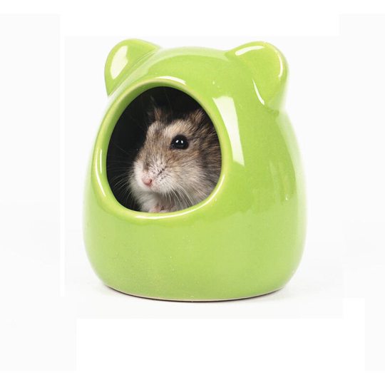 Small Animal House, Ceramic Hamster Hiding Nest, Baby Bath for Gerbils Rat Hamster Chinchilla