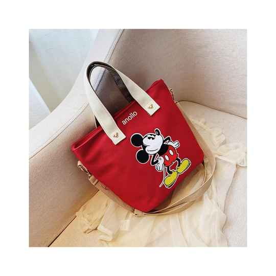 (Red) Disney Mickey Mouse Women Shoulder Messenger Bag Minnie Handbag