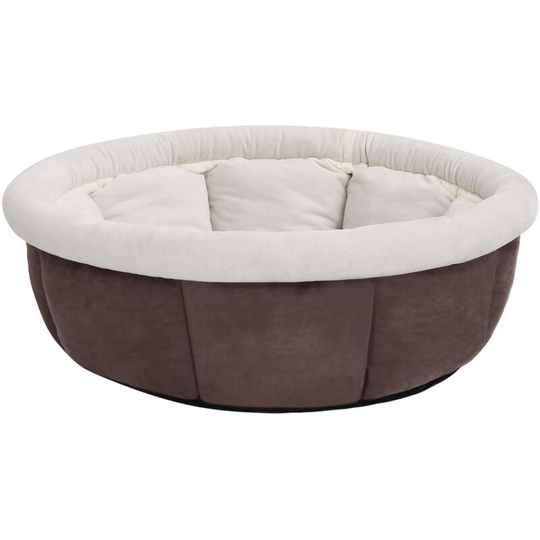 Dog Bed 59x59x24 cm Brown Vidaxl Brown