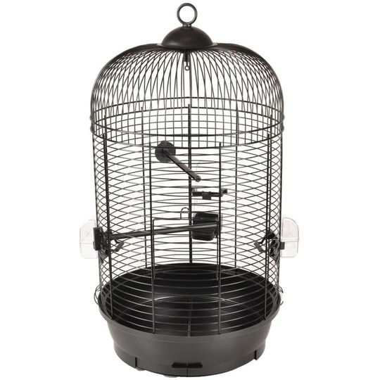 Parakeet Cage Sanna 2 35x35x67 cm Black Flamingo Black