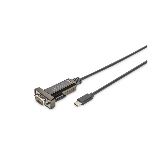 Digitus DA-70166 1m USB-C D-Sub Male Male Black USB cable
