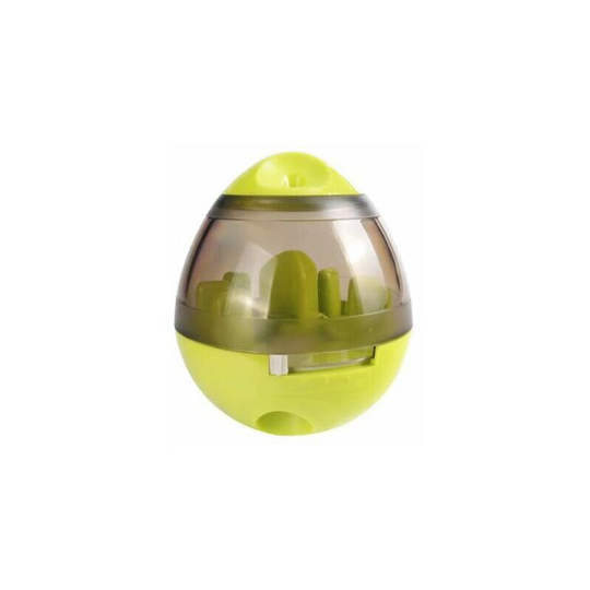 Treat Dispensing Dog Toy - Dog Treat Ball/Food Dispenser/Interactive Toys/Slow Eating iq Treat Ball for Small Medium Dogs and Cats (Green)