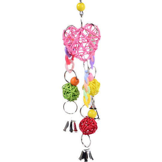Parrot Bird Toys, Ladder, Swing, Rainbow Bridge Training for Parrots, Parakeets, Conures