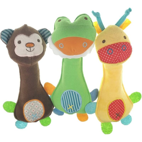 3 pieces Dogshair Toys, Plush Toy For Interactive Toy Small and Medium Puppy