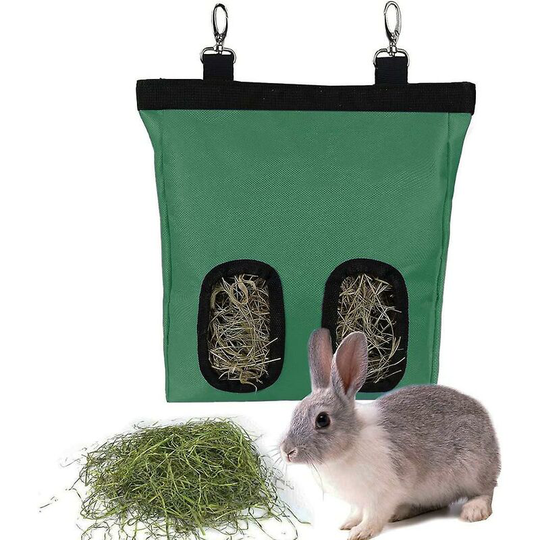 Rabbit Feeder, Guinea Pig, Hay, Rabbit Feeder, Chinchilla, Storage Bag (green) Thsinde