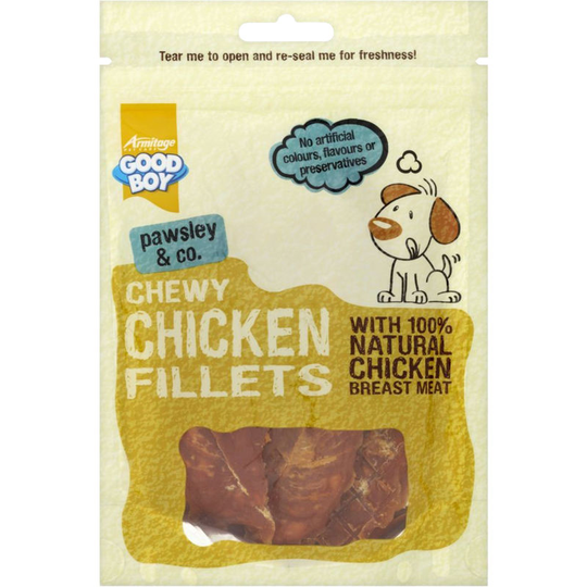 Good Boy Deli Chicken Fillets Dog Treat (320g) (May Vary) - May Vary - Armitage