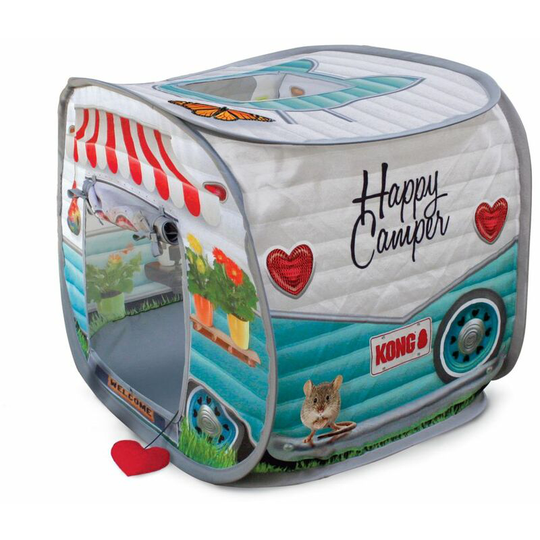 KONG Play Spaces Cat Play House (One Size) (Multicoloured) - Multicoloured