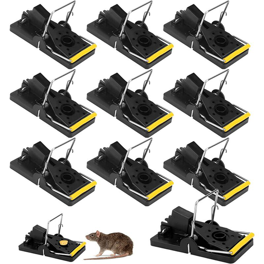 Mouse Trap, 10 Pieces Reusable Rat Trap Mouse Trap, Mouse Trap for Indoor Kitchen Home Garden