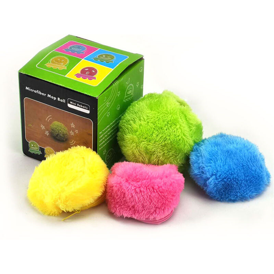Automatic Pet Ball Toy Stuffed Dog Cat Interactive Ball Toy-4