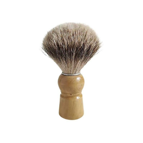 Deckon - Jinxiu Luxury Shaving Brush - Synthetic and Vegan Shaving Brush - The Best Shaving Foam Foam - Perfect with Shaving Cream (1pcs, Wood Color)