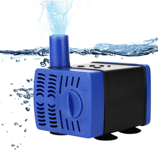 Aquarium Water Pump Silent Filtration Submersible Pump Household Small Water Change Fish Tank Pumping Fountain Water Circulation (RS-901)