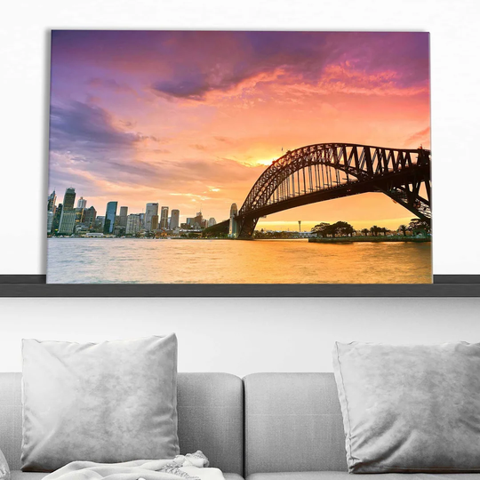 Sydney - Wrapped Canvas Photograph