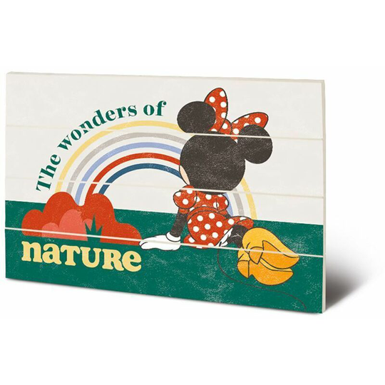 The Wonders Of Nature Plaque (One Size) (White/Green/Red) - White/Green/Red - Mickey Mouse