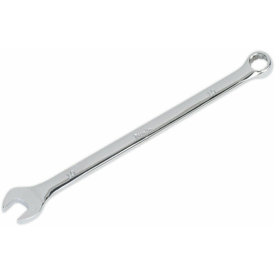 10mm x 189mm Extra Long Combination Spanner - Chrome Vanadium Steel Nut Wrench